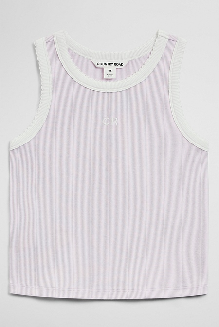 Sleeveless Ribbed Tank
