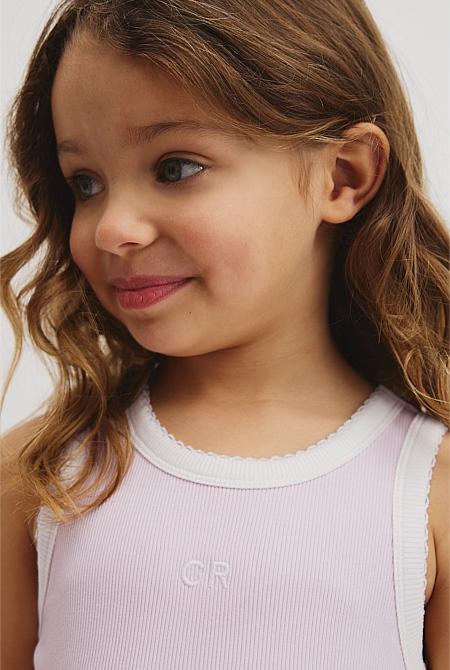 Sleeveless Ribbed Tank