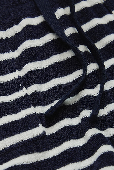 Stripe Terry Short