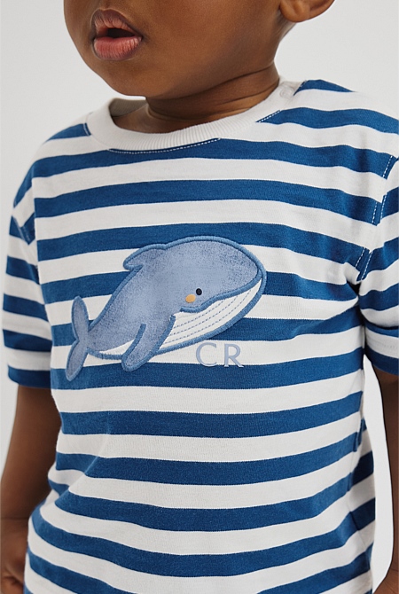 Relaxed Fit Whale T-Shirt