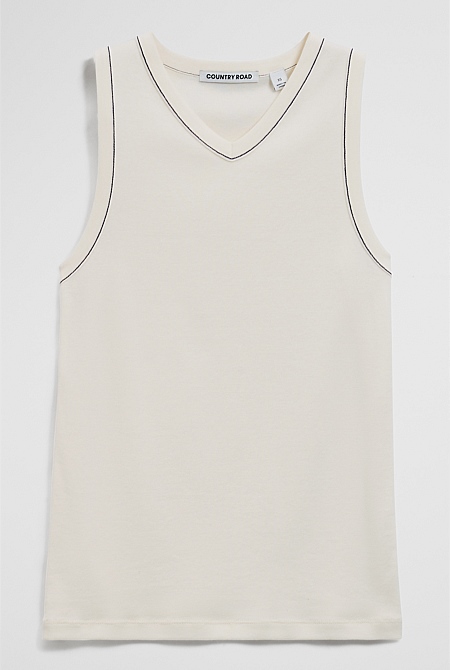 Contrast Stitch Tank Contrast Stitch Tank