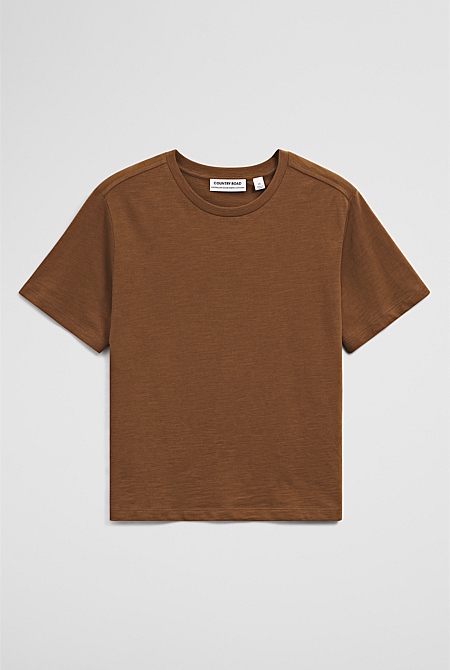 Textured Short Sleeve Slub T-Shirt Textured Short Sleeve Slub T-Shirt