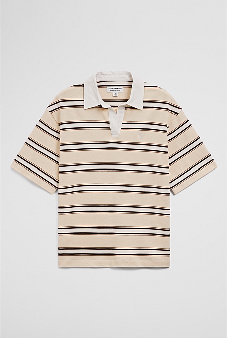 Stripe Rugby Polo