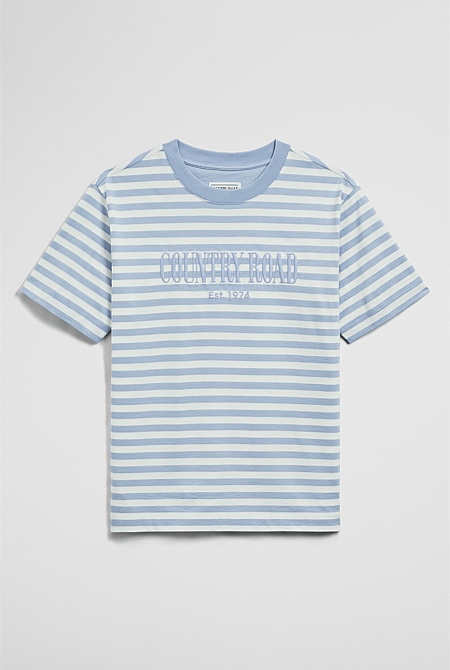 Teen Australian Cotton Short Sleeve Relaxed Heritage T-Shirt Teen Australian Cotton Short Sleeve Relaxed Heritage T-Shirt