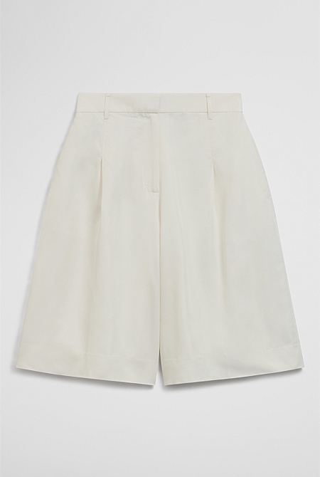 Crepe Bermuda Short