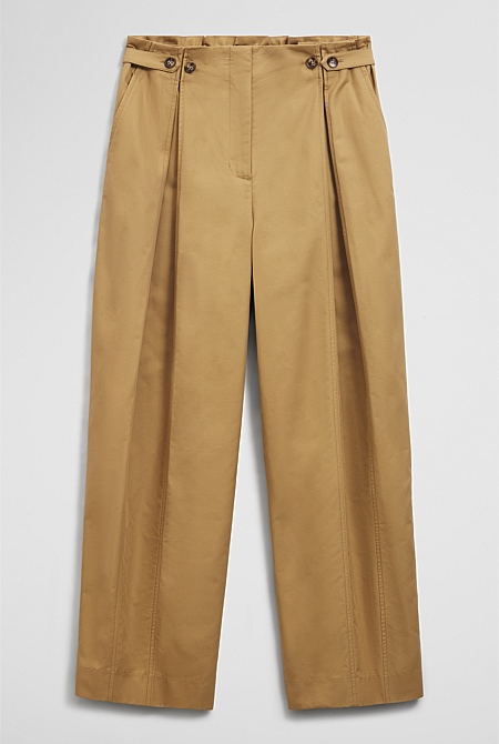 Button Tapered Pant