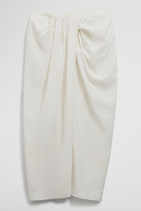 Knot Detail Midi Skirt Knot Detail Midi Skirt
