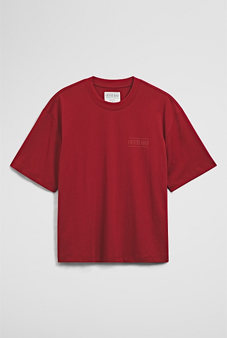 Australian Cotton Short Sleeve Heritage Boxy T-Shirt