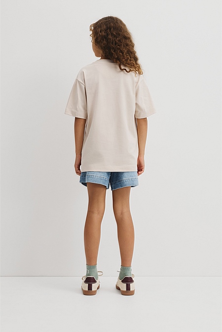 Teen Australian Cotton Short Sleeve Relaxed Heritage T-Shirt