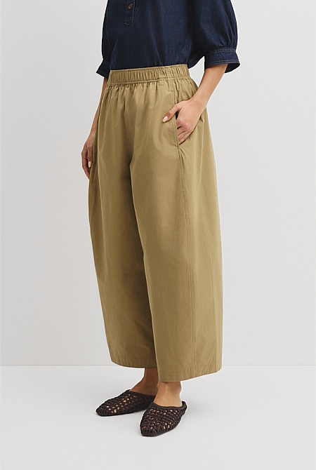 Australian Cotton Pull On Curve Pant