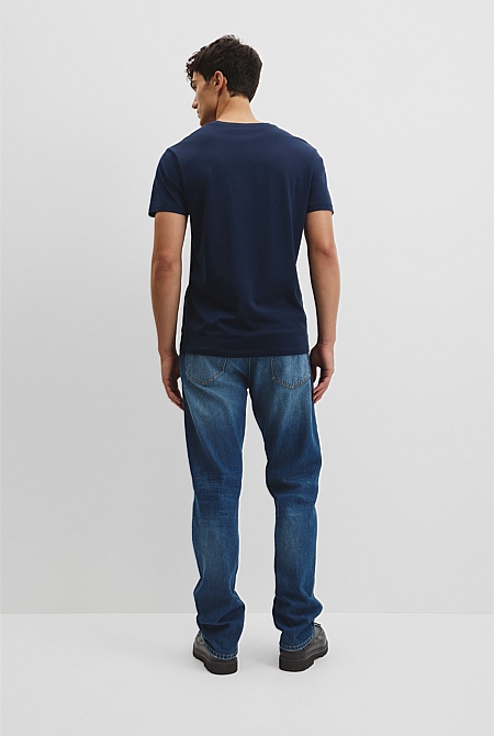 Pima Cotton V-Neck T-Shirt