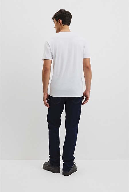 Pima Cotton V-Neck T-Shirt
