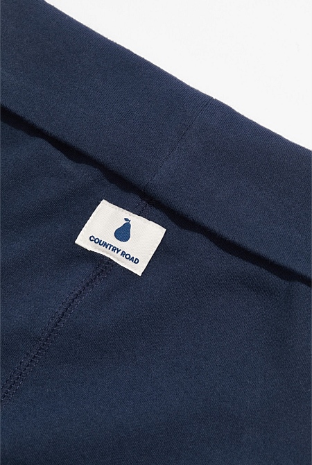 Organically Grown Cotton Fold-Over Soft Pant