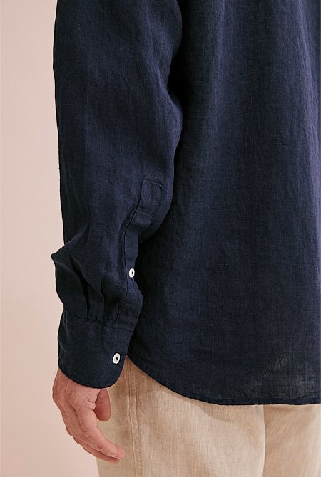 Regular Fit Organically Grown Linen Shirt