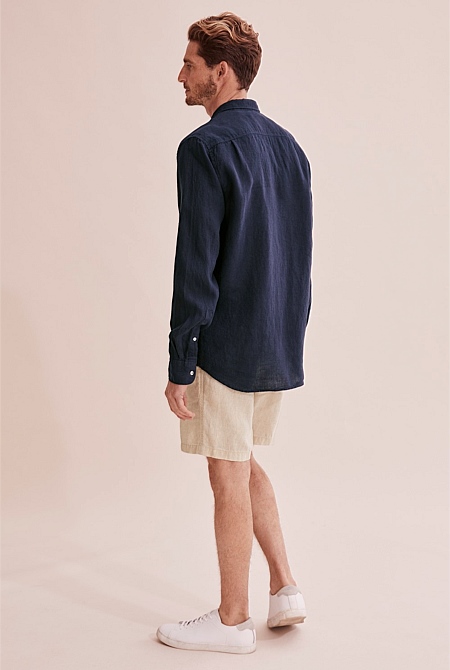 Regular Fit Linen Shirt