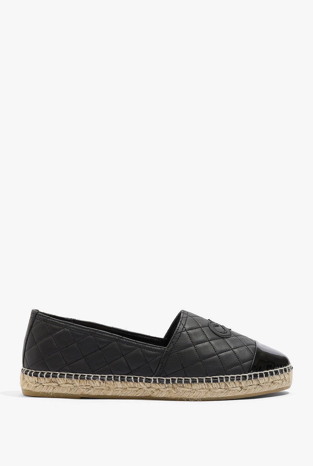 Black Country Road Quilted Espadrille Flats Country Road
