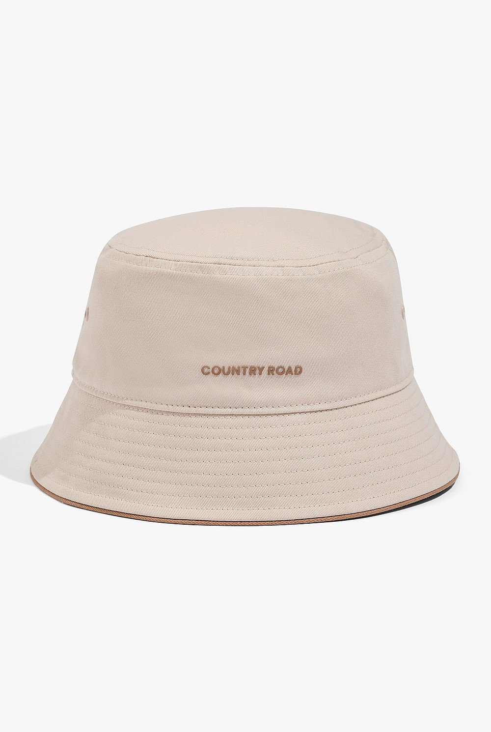Natural Branded Bucket Hat Hats, Scarves Gloves Country Road