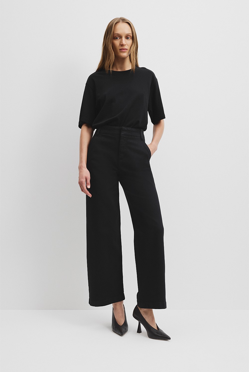 Black High Rise Wide Leg Jean Best Sellers Country Road