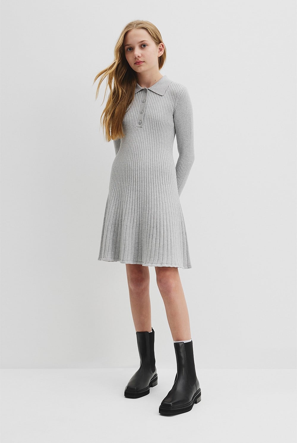 long sleeve dresses for teens Homecoming Sparkly Sequin V Neck Tiered Msikoods Official Store Girls Dresses Casual Long Sleeve Backless Dress with Waist Tie for Outdoor Summer Spring Fall Material Teen Collared Long Sleeve Knit