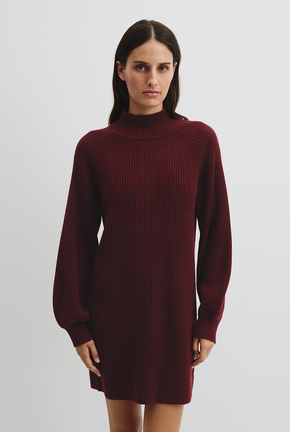 country road knit dress Mulberry Australian Cotton Blend Mini - Dresses White