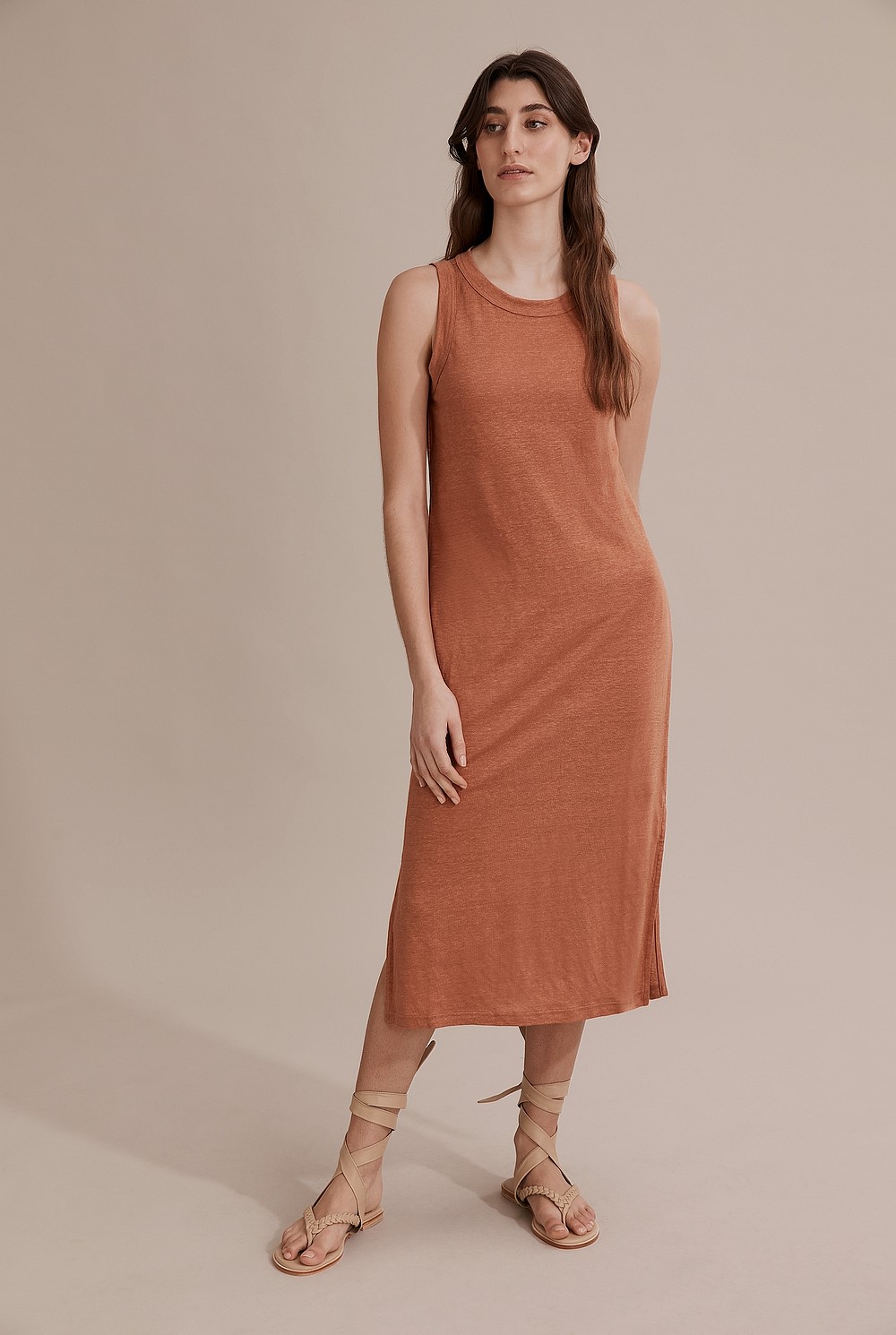 linen jersey tank dress Beach - Dresses Modern citizen