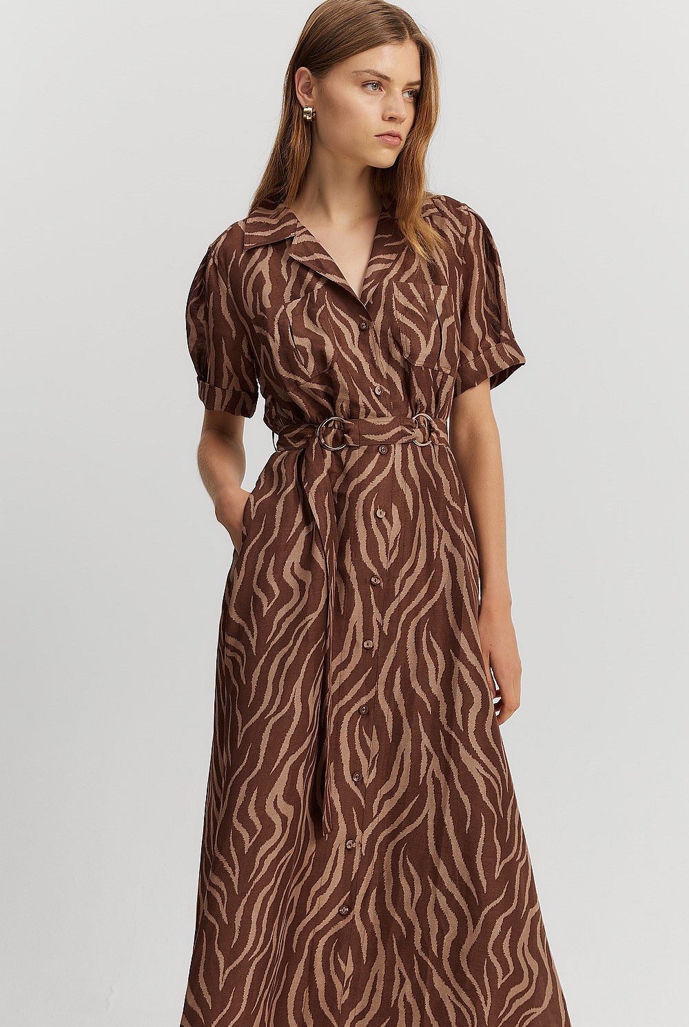 blue and brown dress combination – Sassafras Gift Boutique For shirt Brown Leather Loafer Women inv-1 size:J6