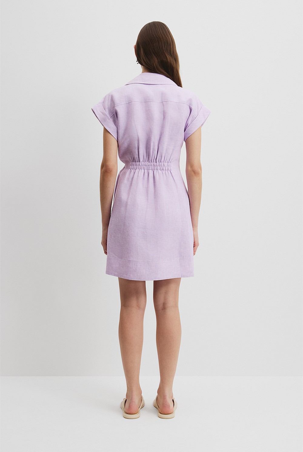 Wisteria Linen Wrap Dress - Dresses | Country Road