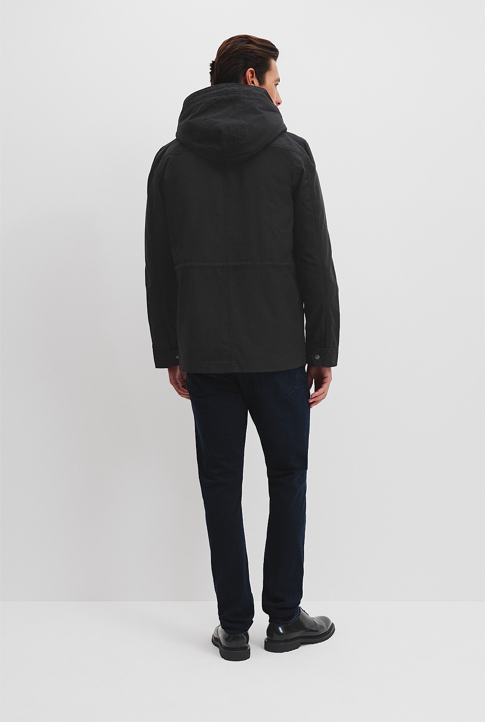 nissy naptime 五分袖 PARKA BLACK Niepce Inc Japanese Streetwear Techwear Men's Winter Parka