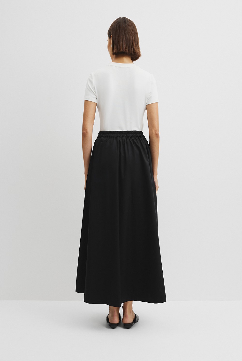 Black Dirndl Maxi Skirt - Work | Country Road