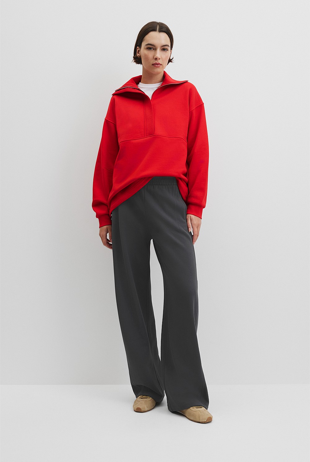 PEOPLE 1 SWEAT TOPS / RED PEOPLE1 Sweat Tops Red XL ミュージシャン