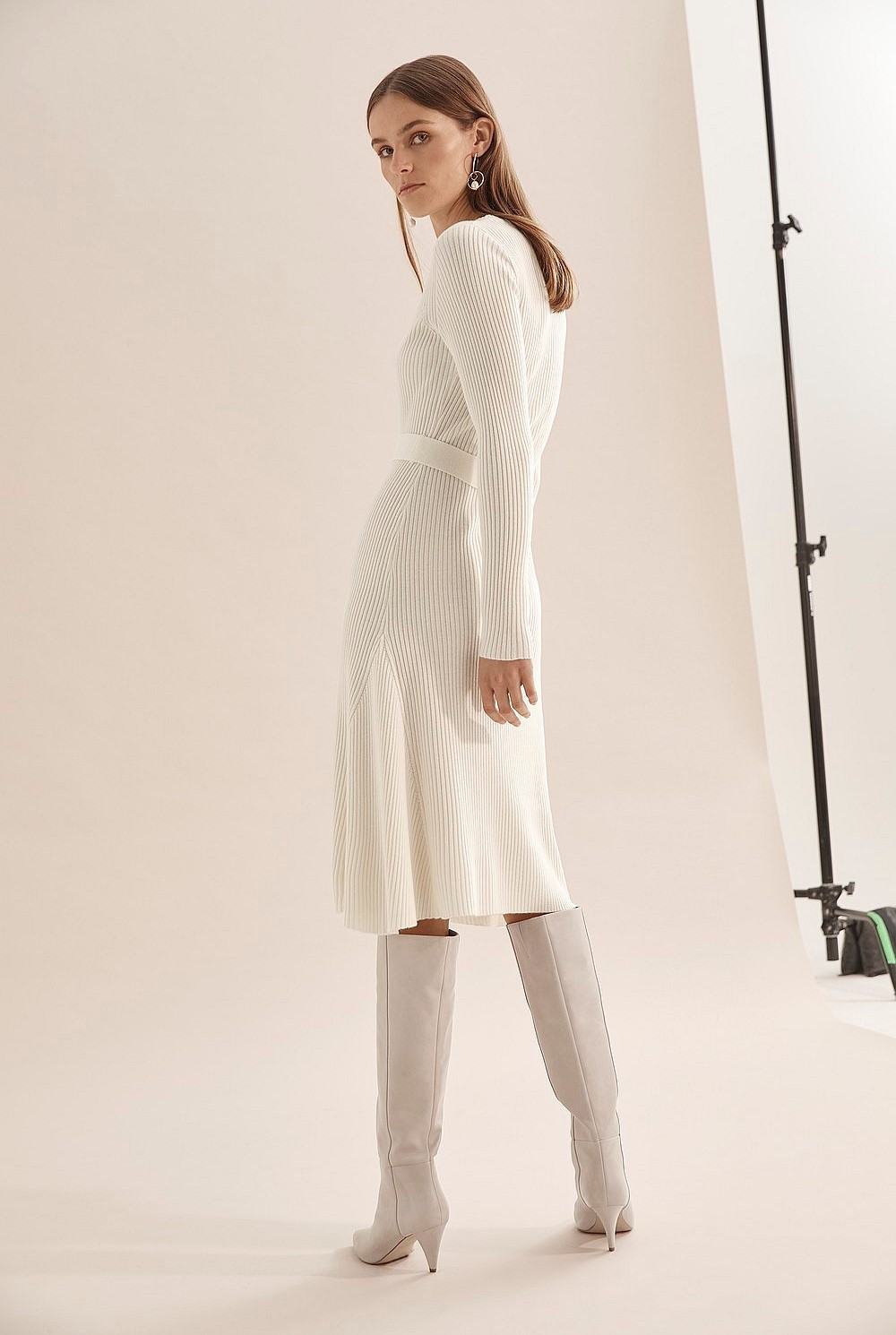 winter white long sleeve sweater dress Wool Dress Nz Wool Knit Dress Dresses Country Road Dress Size:00 holiday parties soldese26 Alfred Sung D875 |