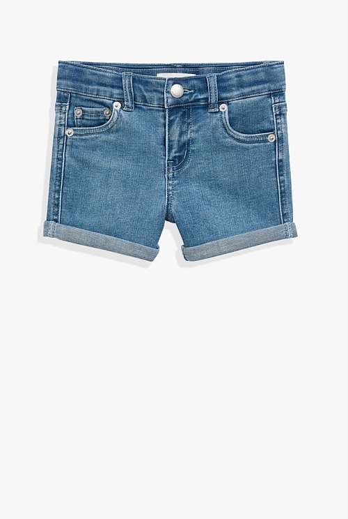 Girls denim shorts on sale nz