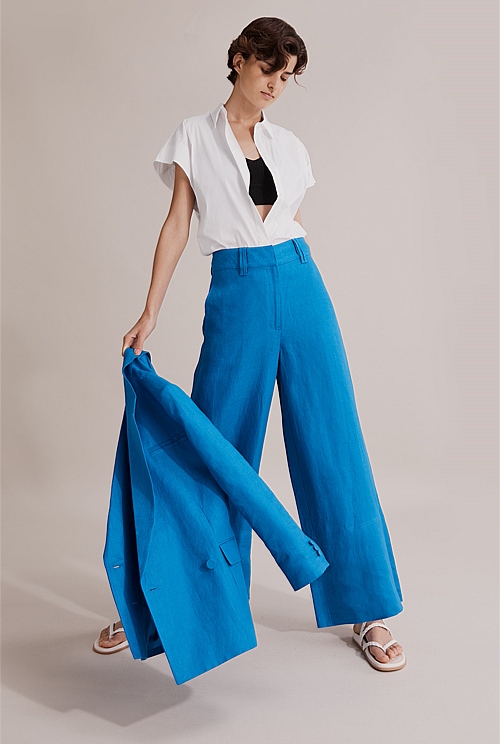 Womens Linen Pants | FLORA by Alexandria
