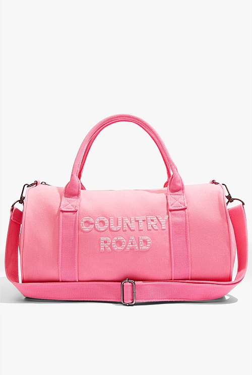 Flamingo Pink Logo Overnight Bag Accessories Country Road