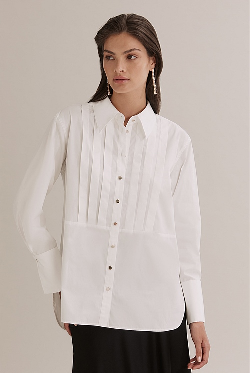 Antique White Tuxedo Shirt Shirts Country Road