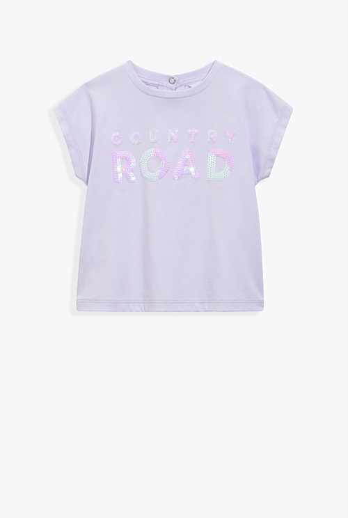 Sequin logo 2024 t shirt