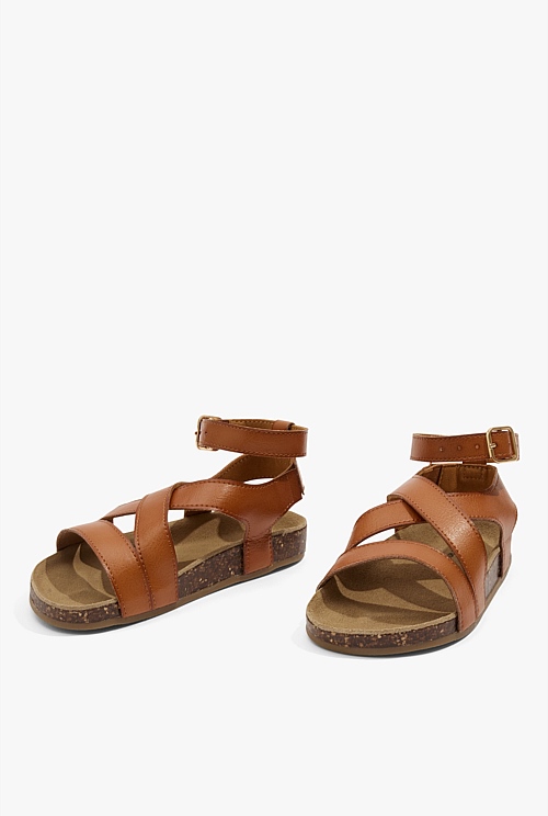 Tan Crossover Sandal Accessories Country Road