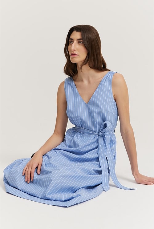 Cotton midi dress australia sale