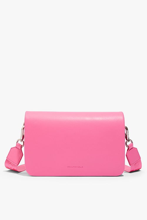 Pink best sale crossover bag