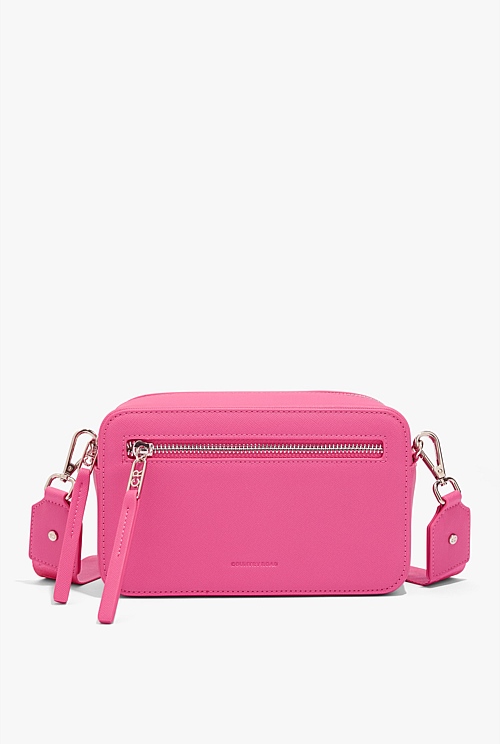 Pink branded outlet bag