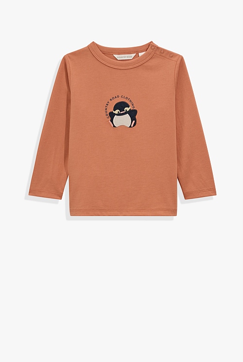 Penguin long shop sleeve t shirt