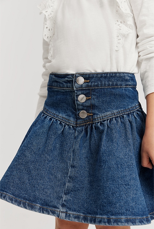 Denim skirts hotsell online nz