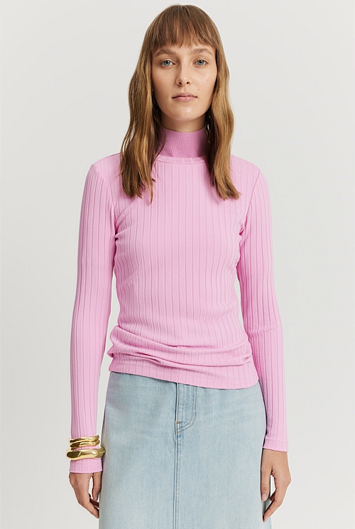 Sakkas 22-1902 - Metallic Liquid Mock Neck Turtleneck Long