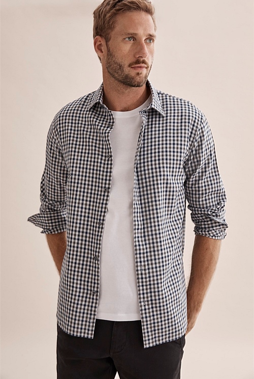 Gingham shirt nz best sale