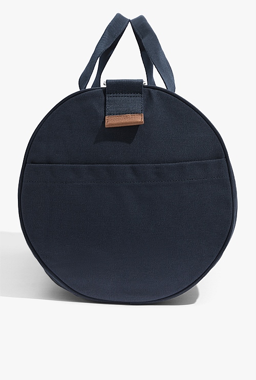 Navy Organically Grown Cotton Heritage Duffle Bag Bags Country