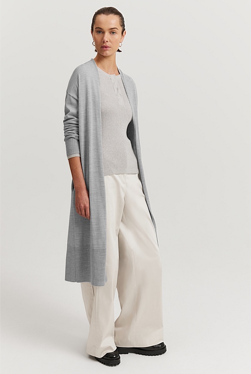 Country road 2025 merino long cardigan