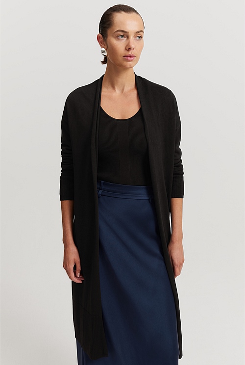 Country road 2025 black cardigan