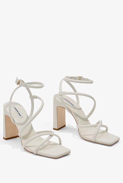 White block heels on sale nz