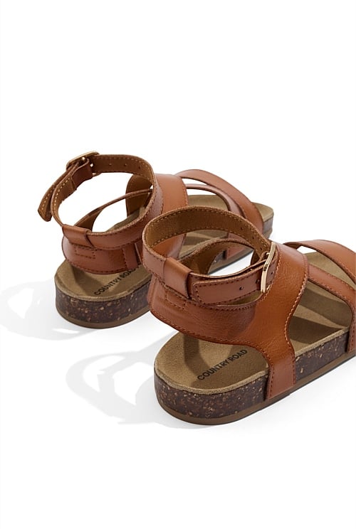 Sandals with crossover on sale straps