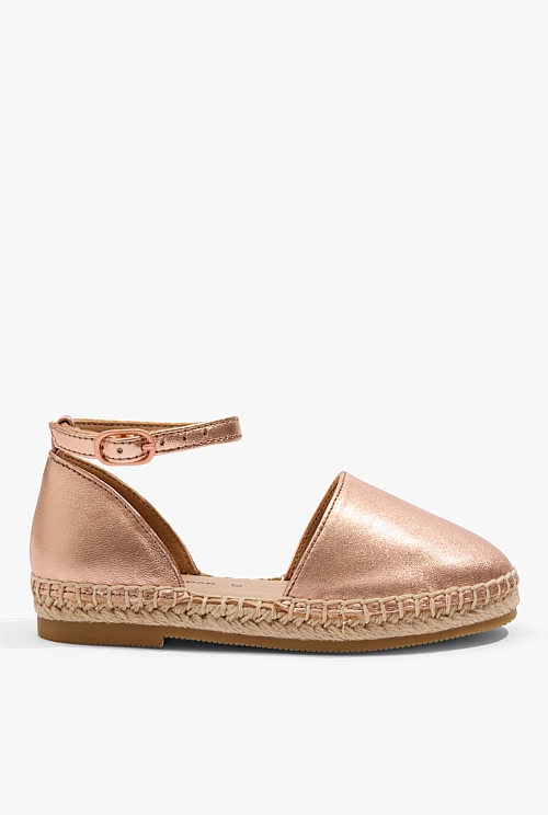 Espadrille discount rose gold